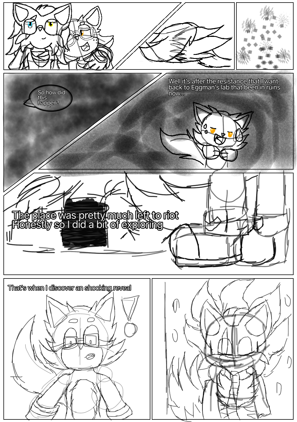 Infinite X Gadget Doujinshi page 1 ibisPaint