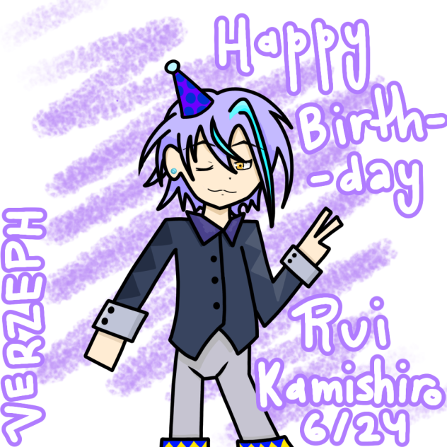 Happy birthday Rui Kamishiro (psekai)