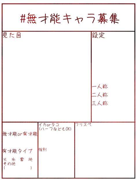 きゃらぼようし