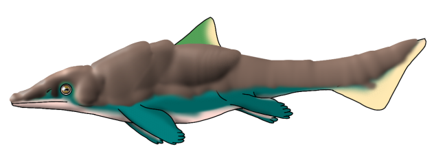 Muddy Efadefish (mudded) render