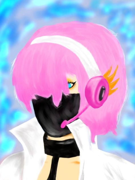 pink hair - ibisPaint