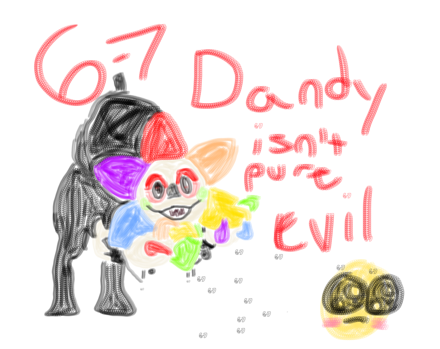 Twisted Dandy made of 6-7 - ibisPaint