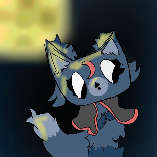 Eclipse in my style 🌙💙🐺