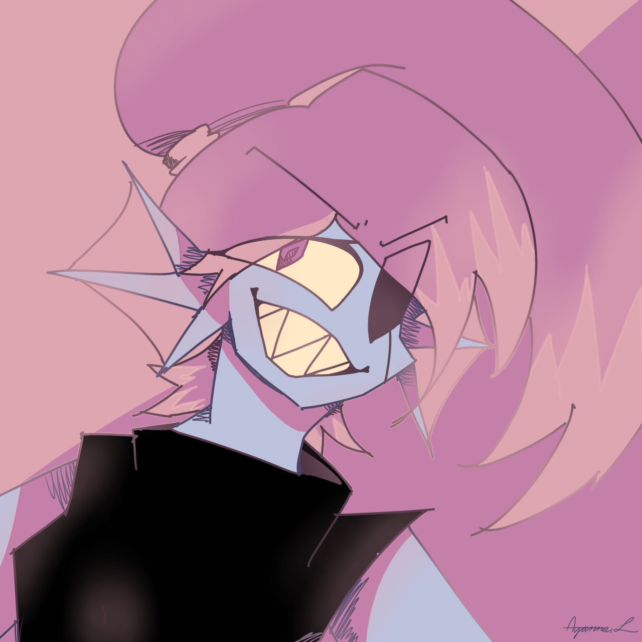 I drew Undyne for once - ibisPaint