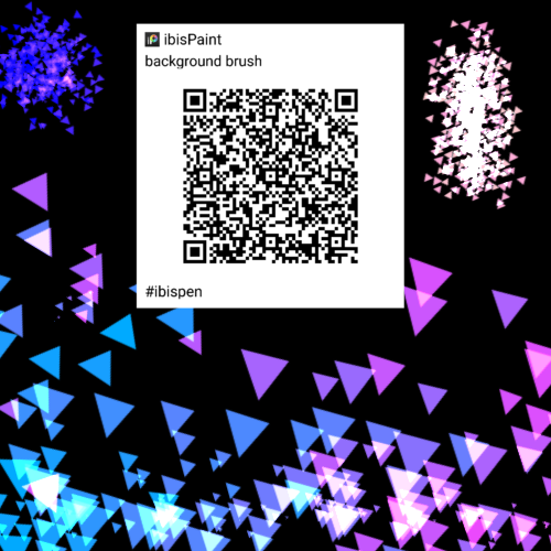 Brush qr code. ibisPaint