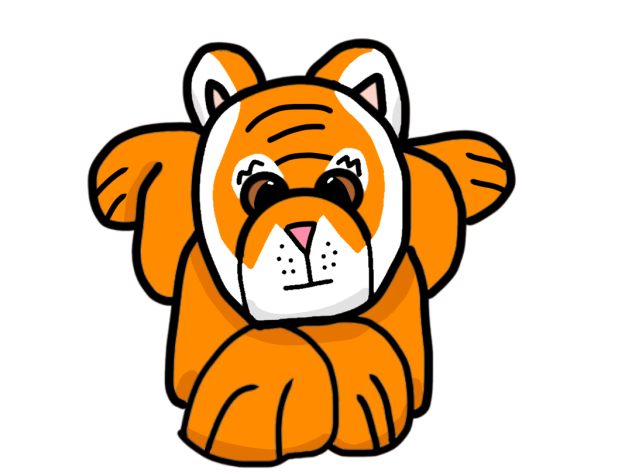 Cartoon tiger