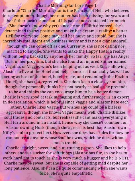 Charlie Morningstar Lore 🌟💫🤩⭐️⭐️
