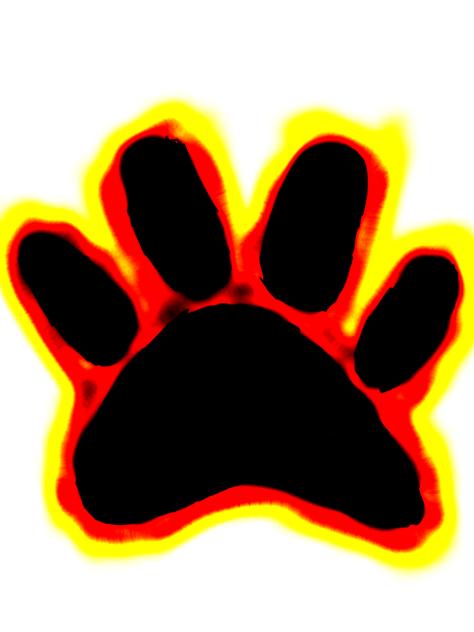Paw prints