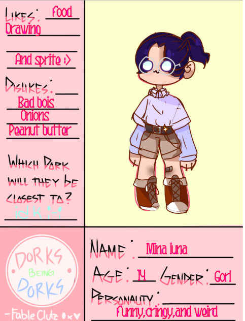 For dorks being dorks