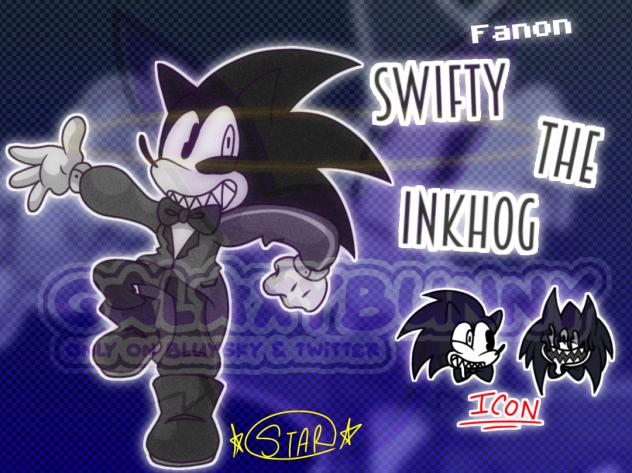 Fnf Fanon “Swifty the InkHog” design