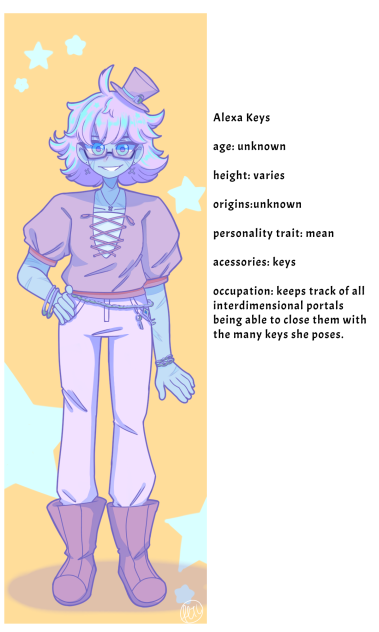 Alexa Keys pause oc challenge - ibisPaint