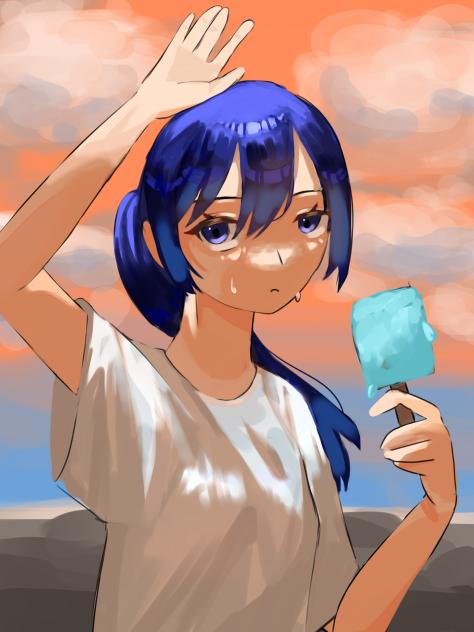 暑い夏の日