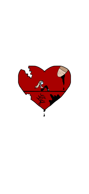 a broken heart - ibisPaint