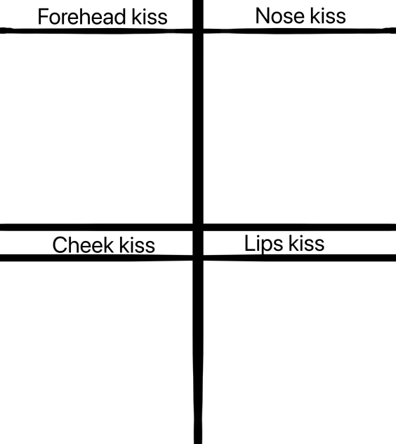 Kissing meme thing