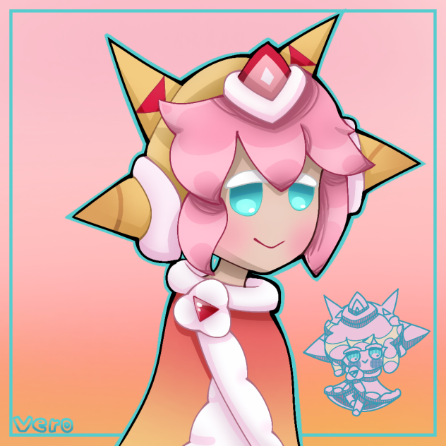 strawberry creper cookie fanart