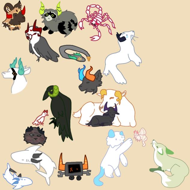 Phighting as animals