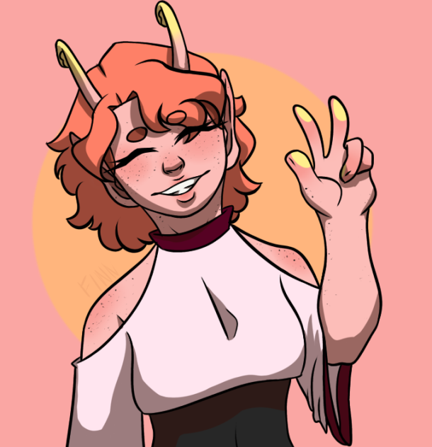 Maryll in a nice outfit