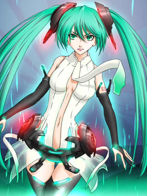 アペンドっぽい初音さんとこのミクさん。