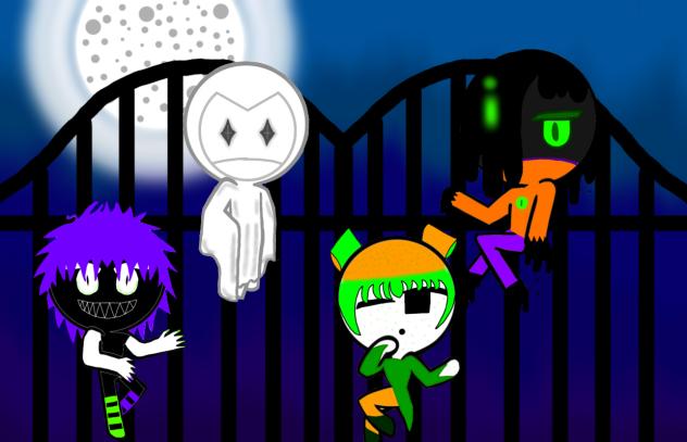 CRK X Doors AU costumes (Halloween)