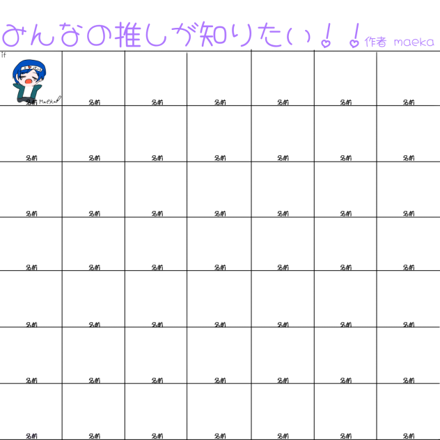 推しが知りたい！