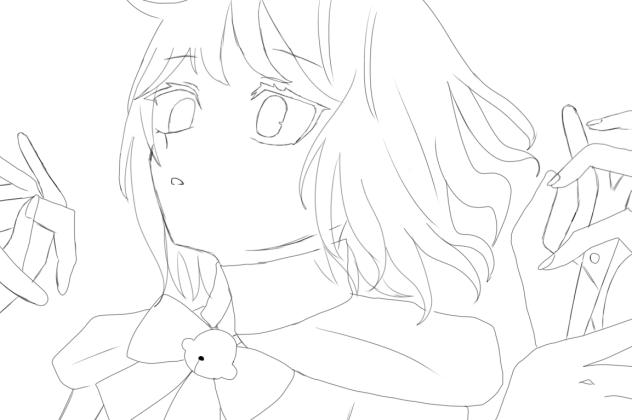 モザイクロールぴのちゃんver.線画