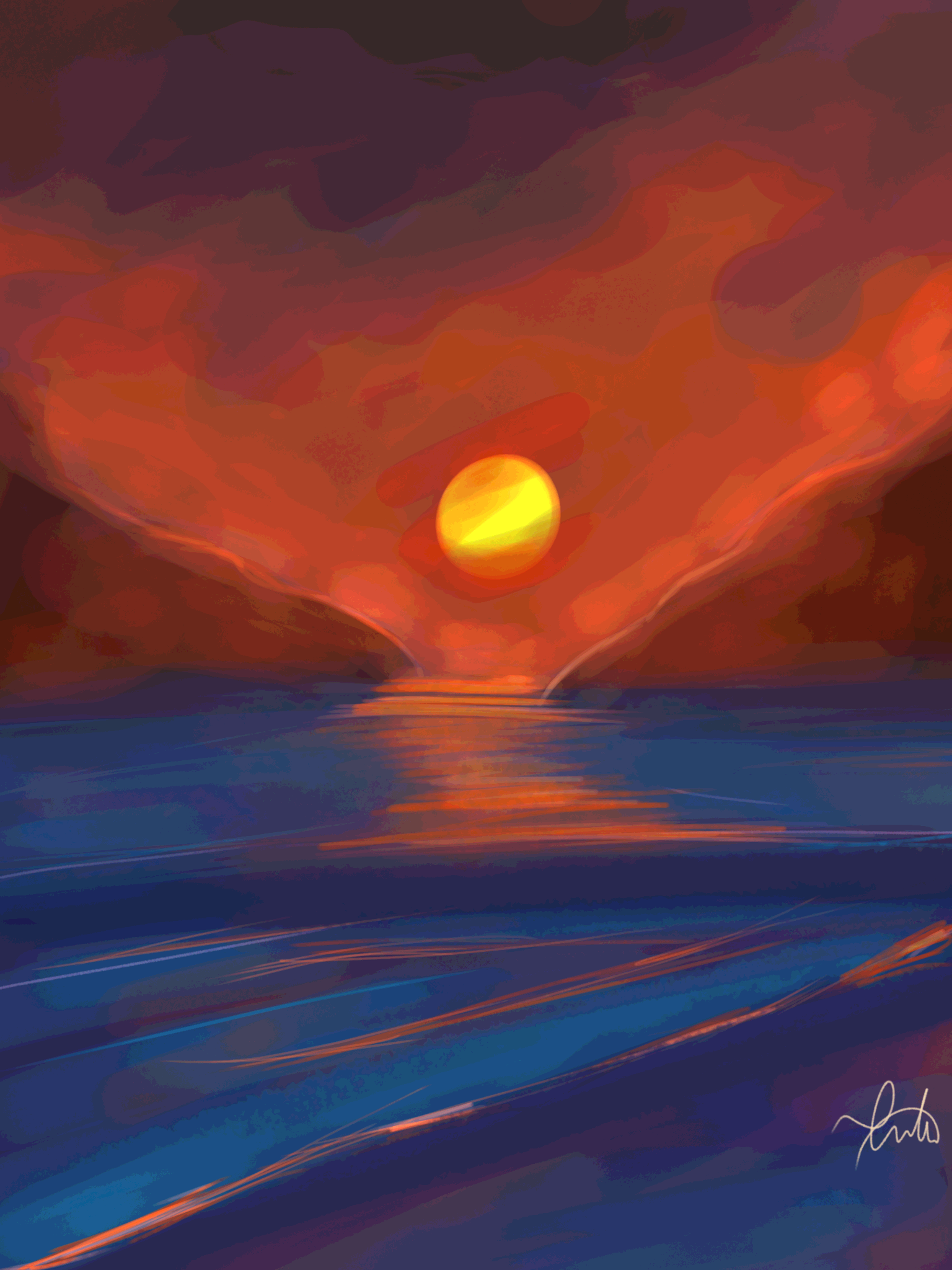 Sunset - ibisPaint