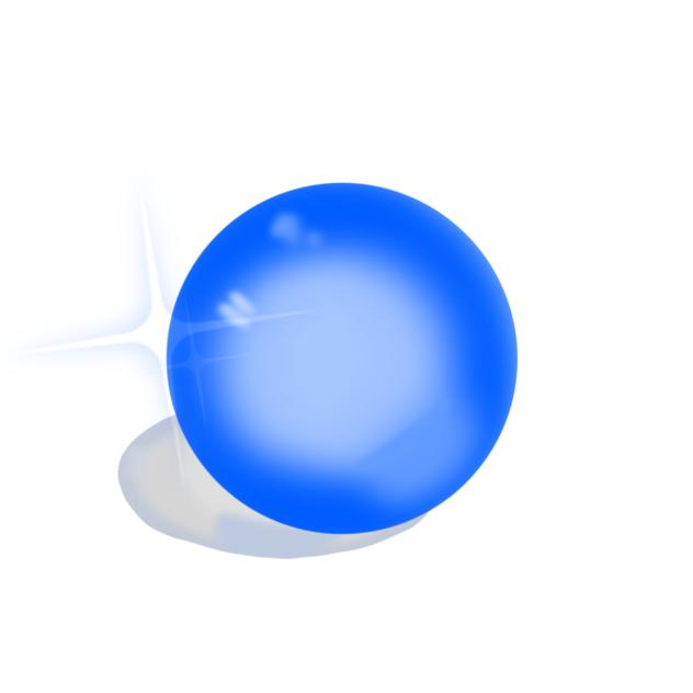 #これを見た人は青色でビー玉を描く