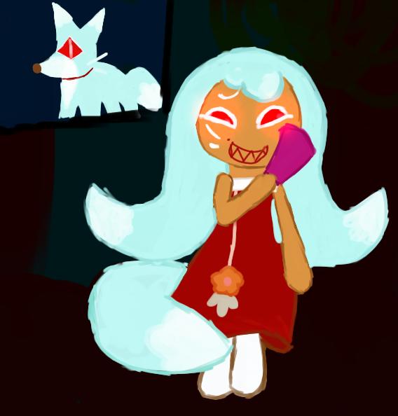 I drawed a scary Kumiho Cookie 😈