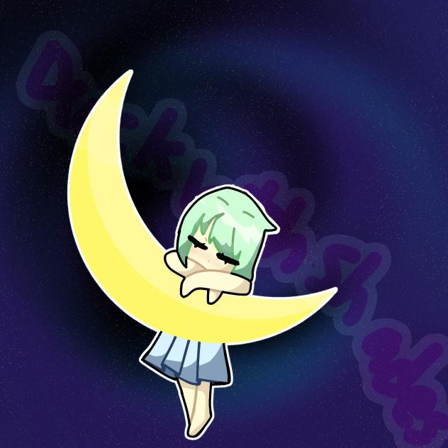Girl on the moon unfinished