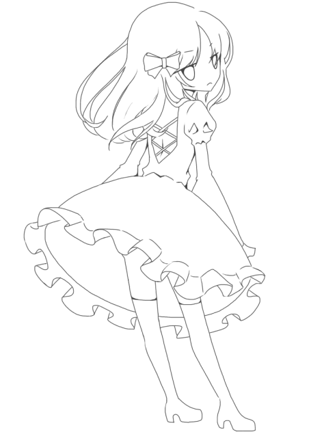 線画だよw