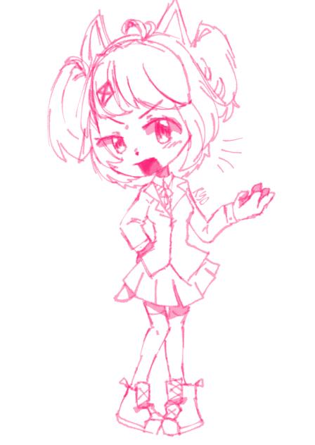 Natsuki but in sonic