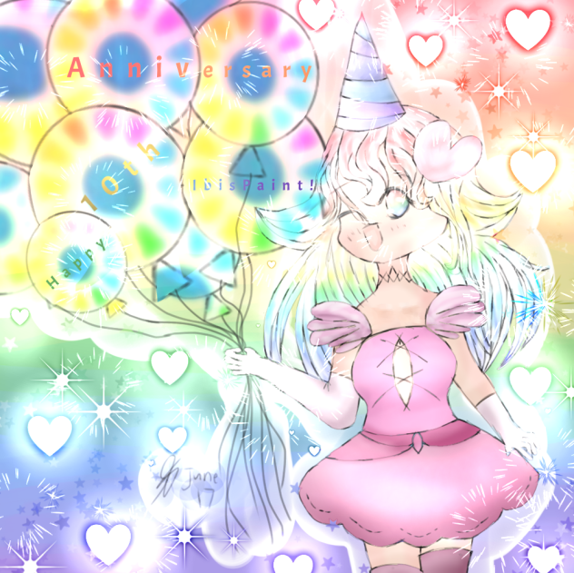 Happy 10th Anniversary IbisPaint
