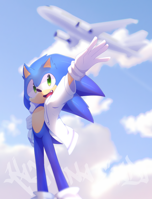 Sonic at Schiphol