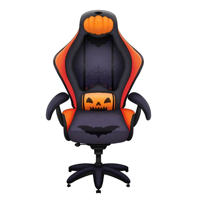 streaming chair halloween theme