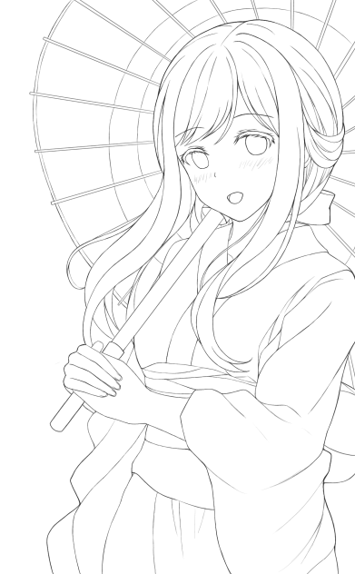 線画9
