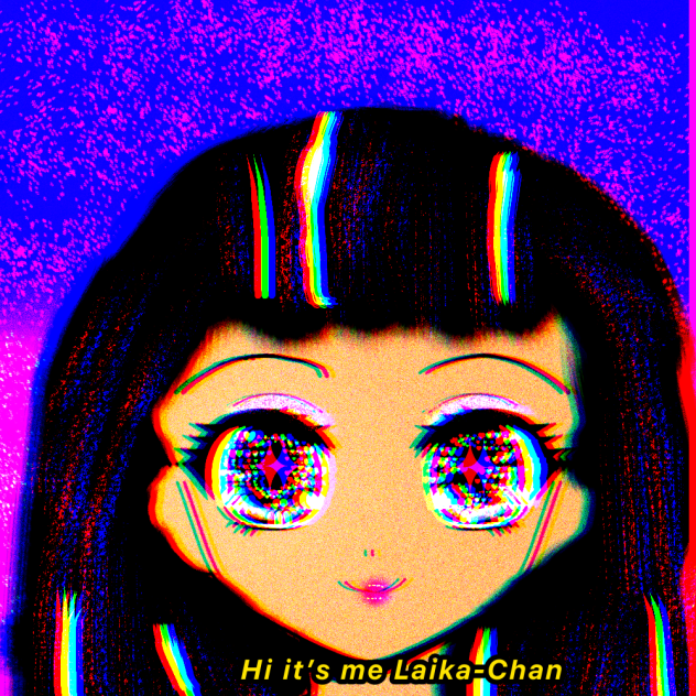 My oc laika in 90s anime retro style - ibisPaint