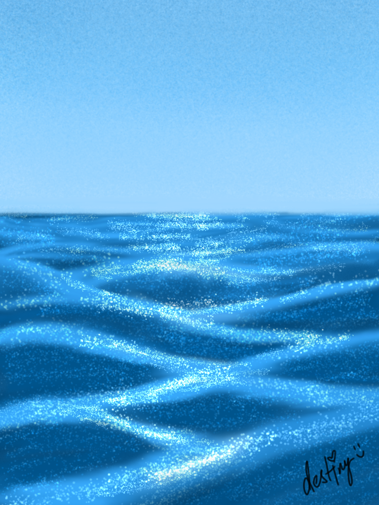Sparkly Waves - ibisPaint