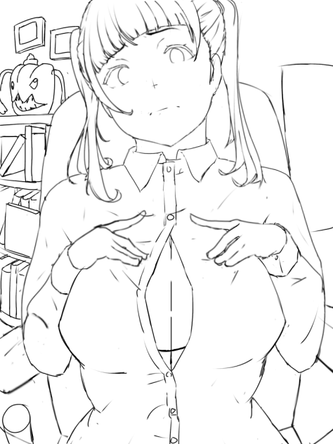 線画💖32
