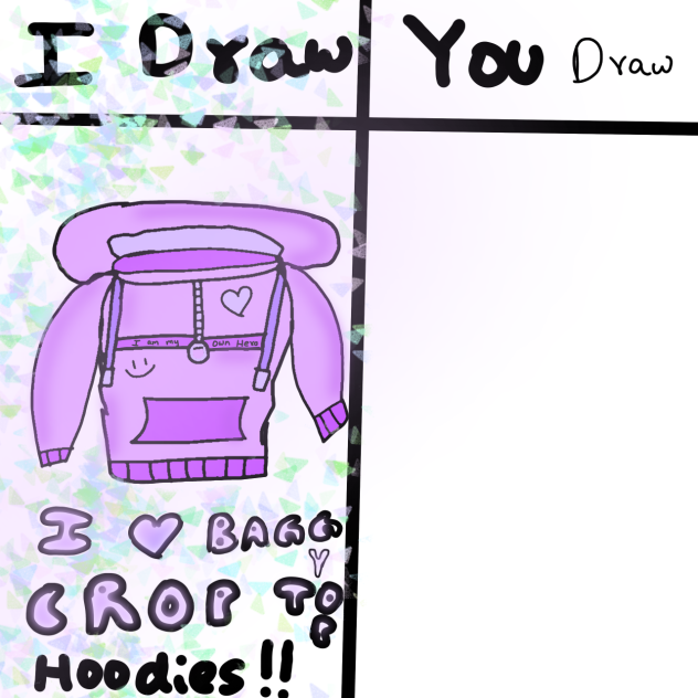 You draw I draw with me
