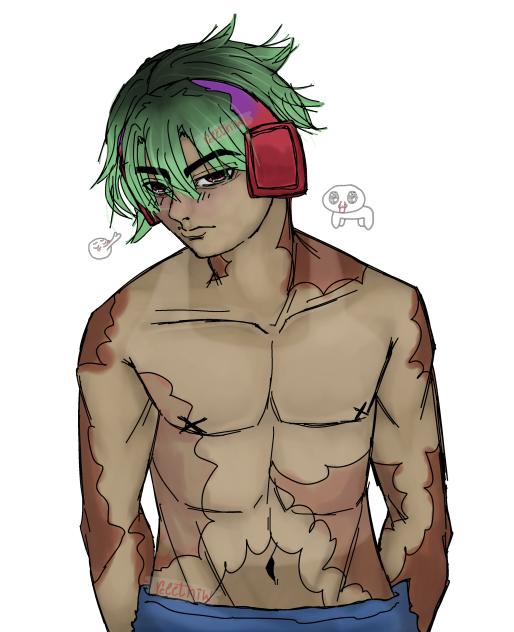 I drew @kumatoniac ‘s oc (Instagram)