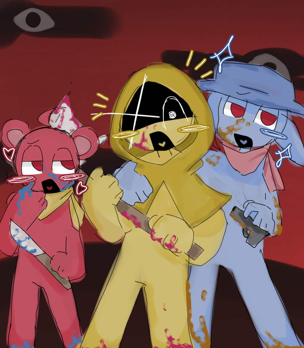 かがいしゃ三人衆 - ibisPaint