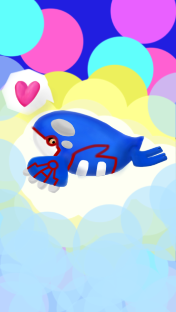 ツムツムっぽいカイオーガ