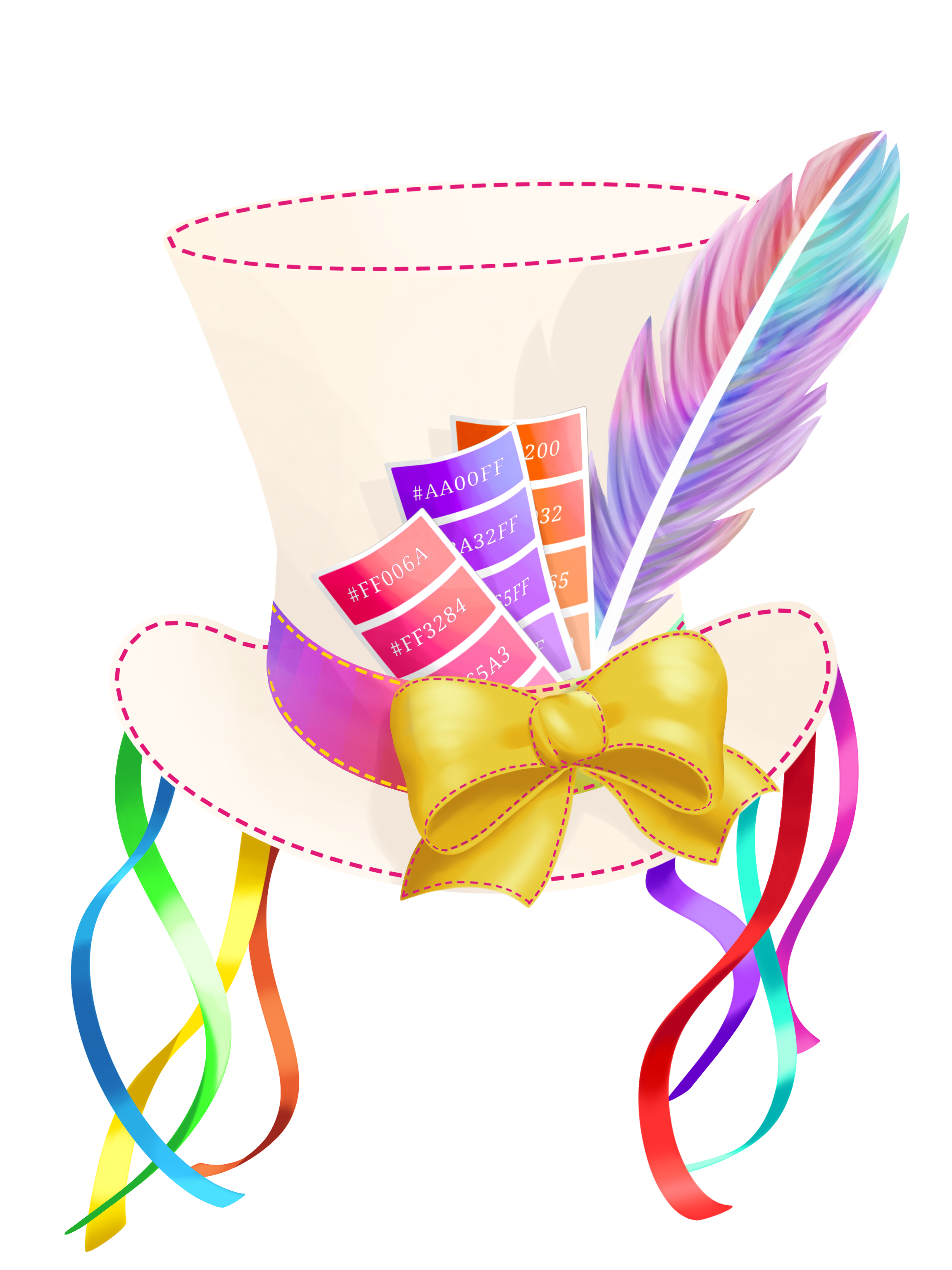Multicolor hat - ibisPaint