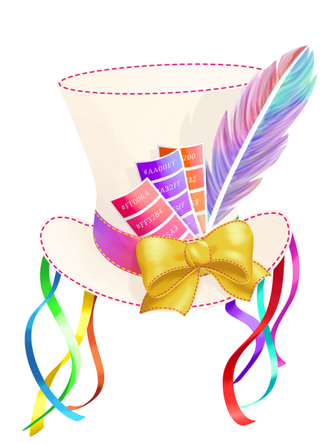 Multicolor hat - ibisPaint