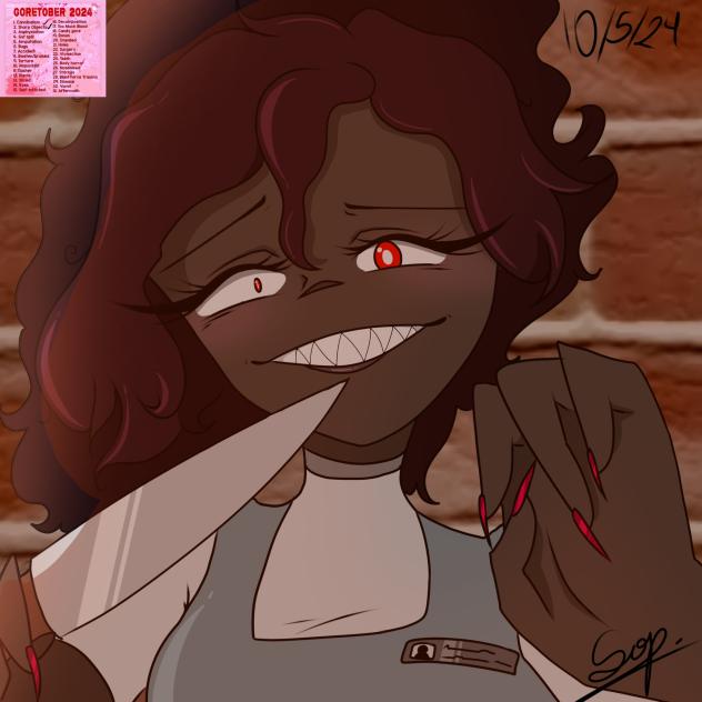 Day 2 Sharp Objects (by SophyArt) - ibisPaint