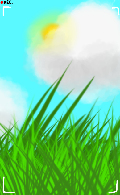 grassy photo - ibisPaint