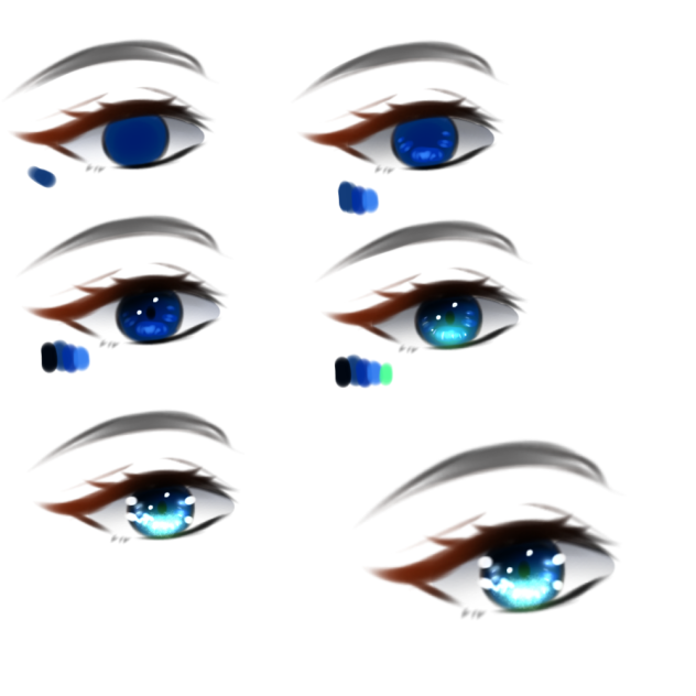 draw eyes ibisPaint