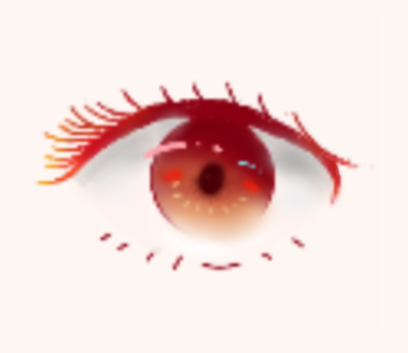 【草莓波堤小白兔】{畫畫紀錄}－眼睛