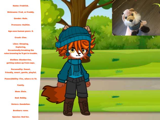 Fredrick, Fox, Plushy, Gacha,