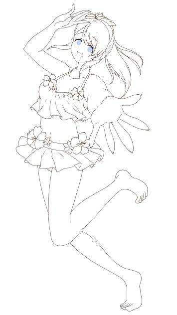 #栗原ネネ 線画
